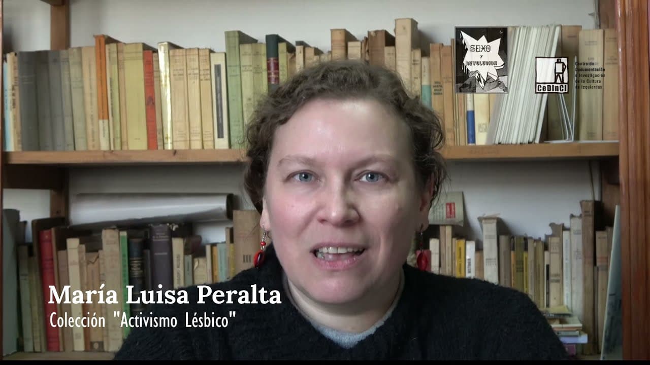 Fotograma de «Videoguía sobre activismo lésbico - María Luisa Peralta», de CeDInCI - Centro de Documentación