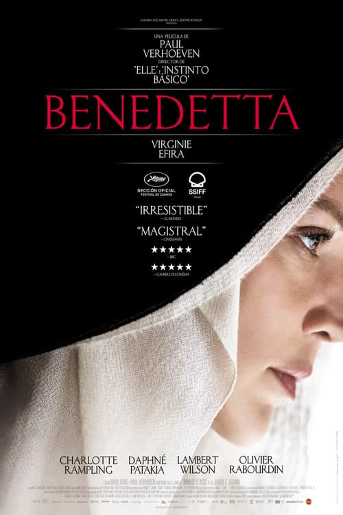 Cartel de la película Benedetta (2021), dirigida por Paul Verhoeven