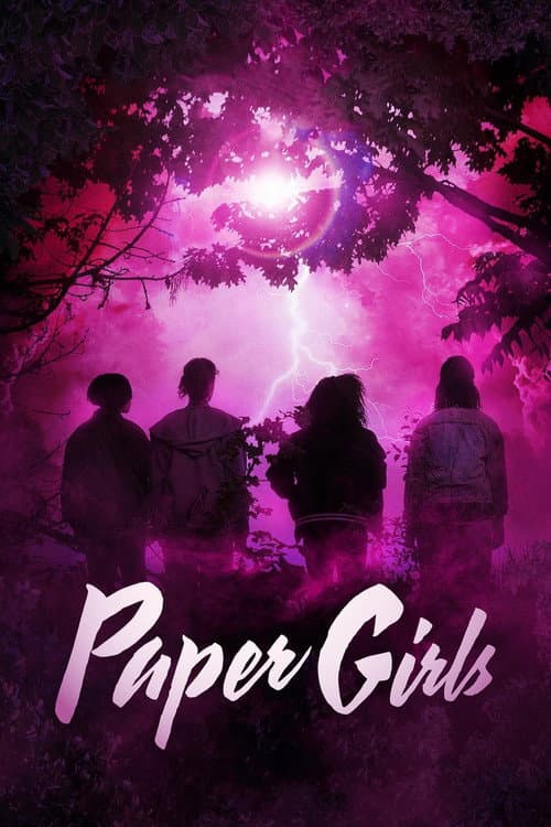 Cartel de la serie Paper Girls (2022), dirigida por Stephany Folsom