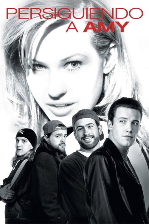 Cartel de la película Persiguiendo a Amy (1997), dirigida por Kevin Smith
