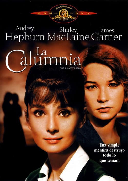 Cartel de la película La calumnia (1961), dirigida por William Wyler