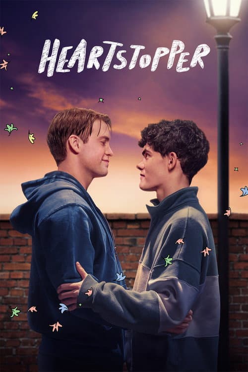 Cartel de la serie Heartstopper (2022), dirigida por Alice Oseman