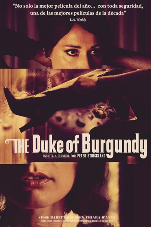 Cartel de la película The Duke of Burgundy (2015), dirigida por Peter Strickland