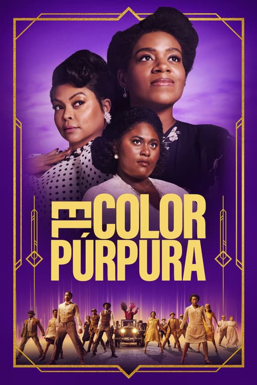 Cartel de la película El color púrpura (2023), dirigida por Blitz Bazawule